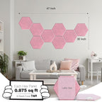 Mollywell Hexagon Acoustic Panels, High Density, Soundproofing, Decorative - Image 4
