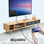 USB C 3.1 Data Cable 10FT 2 Packs, Right Angle 100W Gen 2 Fast Charging 10Gbps - Image 4