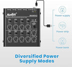 Moukey Audio Mixer, DC 5V, 8 Stereo Ultra, Low Noise 8 Channel Line Mixer - Image 5