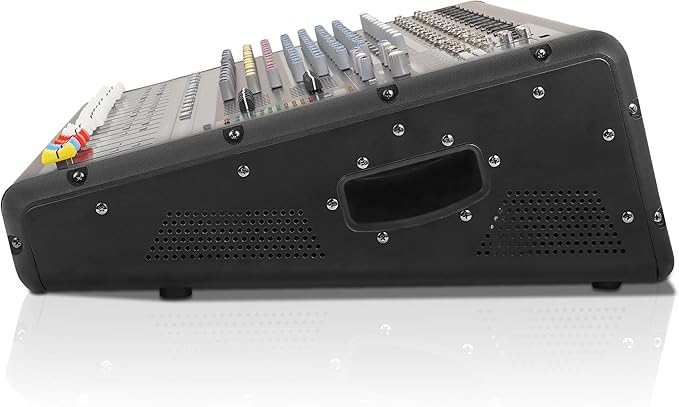Sound Town 14-Channel 2x800W Powered Mixer w/ 2 Bus, DSP effects, Dual 7-band EQ - Image 4