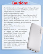 Miady 2-Pack 10000mAh Dual USB Portable Charger, Type-C Charging Power Bank - Image 10