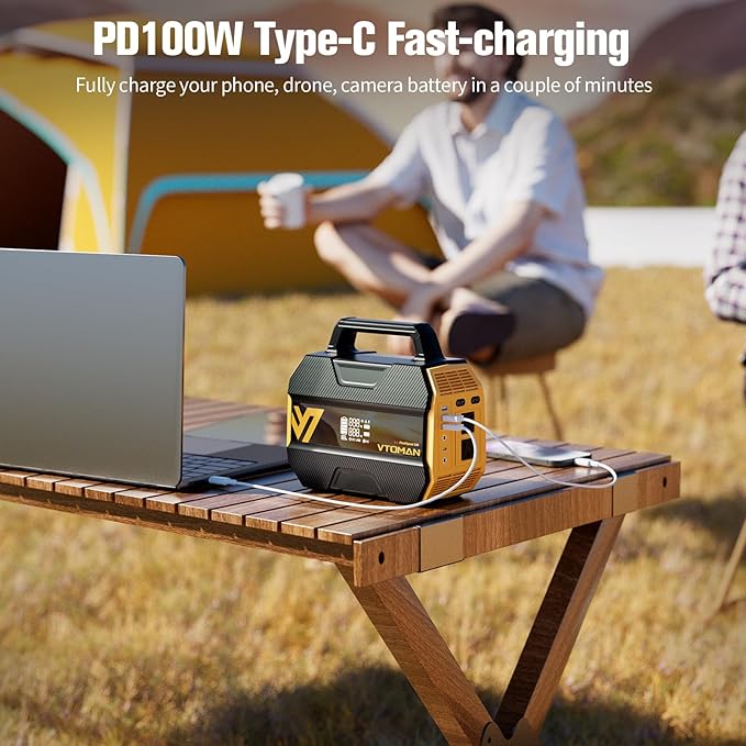 VTOMAN FlashSpeed 300 Portable Power Station 300W, 230Wh Solar Generator - Image 2