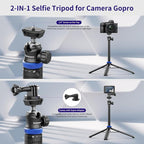 Selfie Stick Tripod for Gopro Camera, Portable Lightweight Camera Tripod for - Image 7