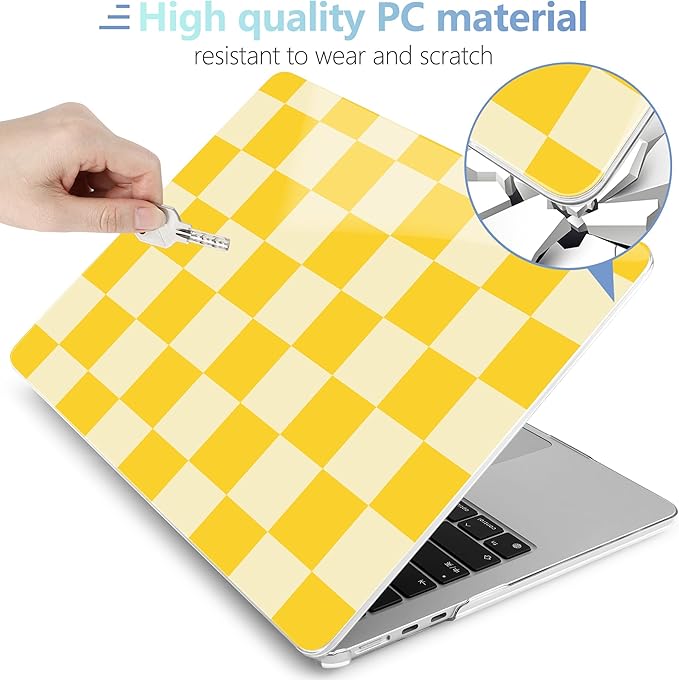 MEEgoodo Case for MacBook Air M4/M3/M2 13.6 inch 2025 2024 2022, Fit Model - Image 4