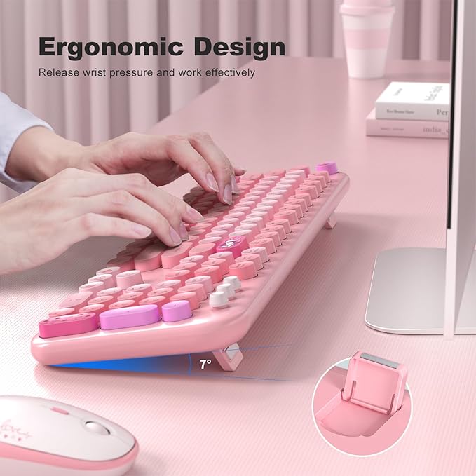 KNOWSQT Wireless Keyboard and Mouse Combo - Image 3