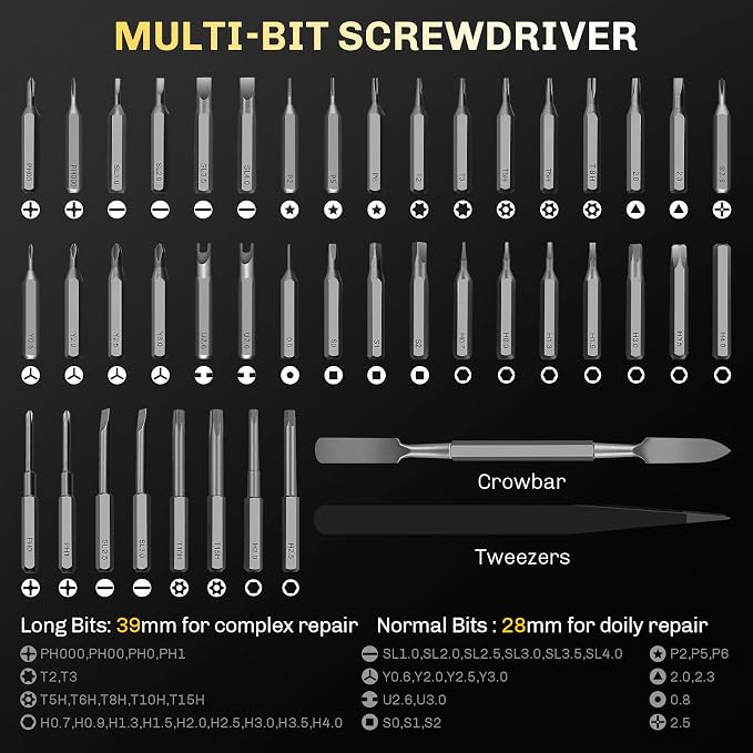 3.7V Precision Electric Screwdriver Set, 50 IN 1 Small Power Magnetic Storage - Image 9