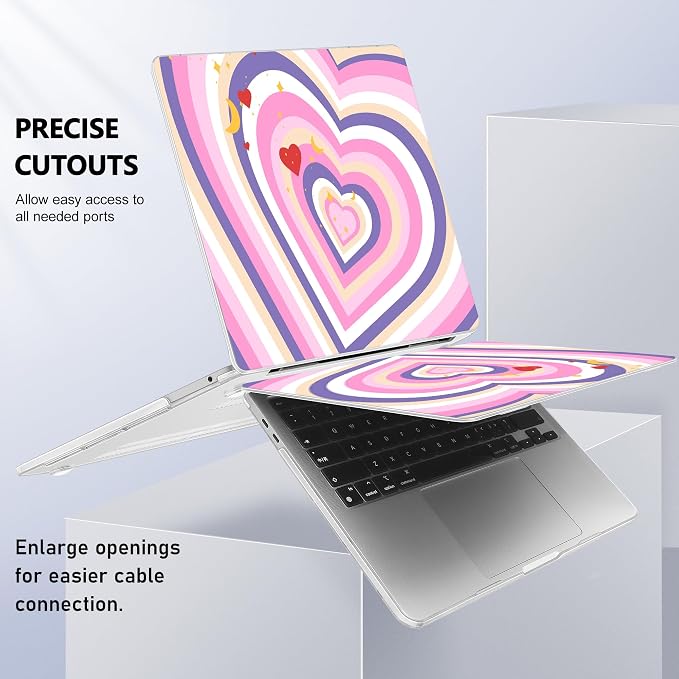 Case for MacBook Pro 13 inch with/Without Touch Bar, Hard Shell + Keyboard - Image 8