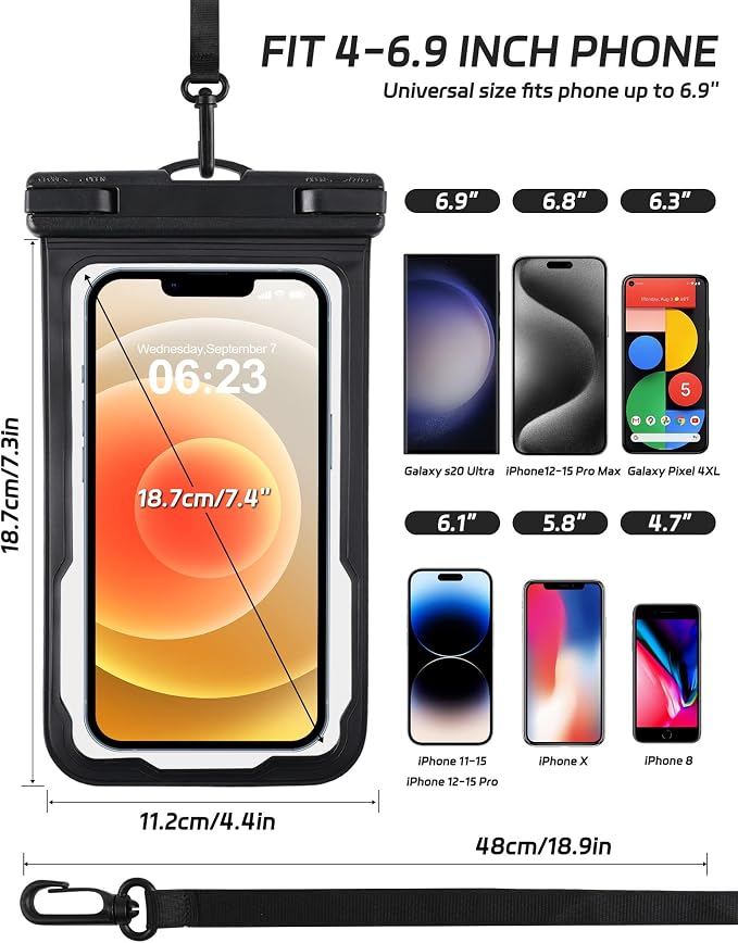 Waterproof Phone Pouch for Cruise Essentials 2025, Beach Vacation Essentials - Image 5
