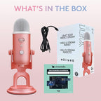 Logitech for Creators Blue Microphones Yeti USB Microphone Aurora Collection - Image 10