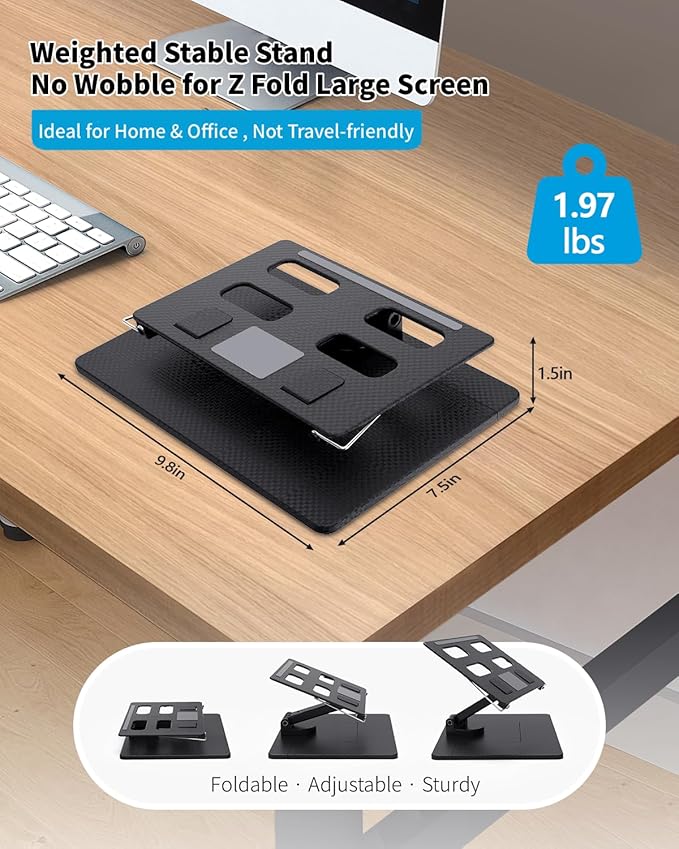 Desk Stand and Bluetooth Keyboard Combo - Image 4