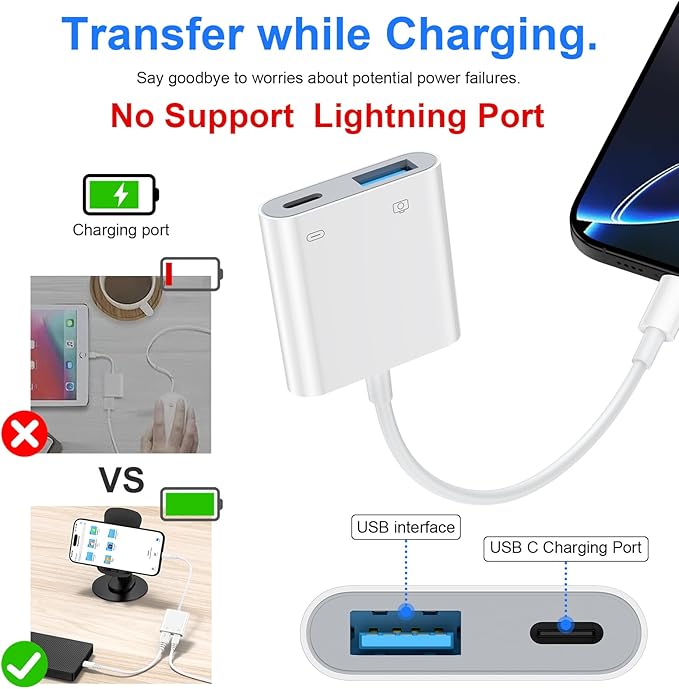 USB C to USB Camera Adapter - Image 4