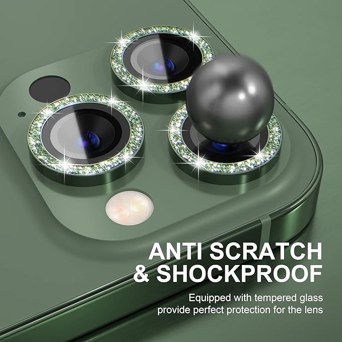 Choiche [3+1 for iPhone 13 Pro/iPhone 13 Pro Max Camera Lens Protector Bling - Image 3