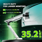 ARES WING RGB Single Monitor Arm Desk Mount - Image 3