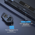 Ergonomic Keyboard and Mouse Combo - Image 2