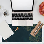 Large Gaming Mouse Pad, Koi Fish Ink Painting Desk Mat, Extended Big Computer - Image 7