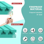 Sound Proof Foam Panels for Walls， 1" X 12" X 12" Acoustic Foam Panels - Image 4