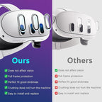 Camera Lens Protector for Oculus Meta Quest 3, Thin 9H Tempered Glass, Alloy - Image 3
