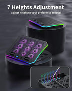 KeiBn Laptop Cooling Pad, Gaming Laptop Fan Cooling Pad - Image 3