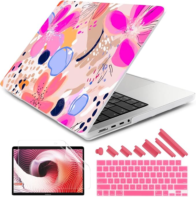 DONGKE for M4 MacBook Pro 16 Inch Case 2024 2023 2021 A3403 A3186 M3 A2991 M2 by DONGKE