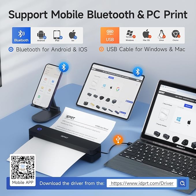 iDPRT Portable Printer Wireless - Image 2