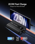 VRURC Portable Charger, 20000mAh Small Power Bank, 22.5W Fast Charging Battery - Image 3