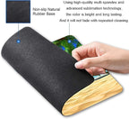 Beach Mouse Pad, Mouse Mat Square Waterproof Mouse Pad Non-Slip Rubber Base - Image 2