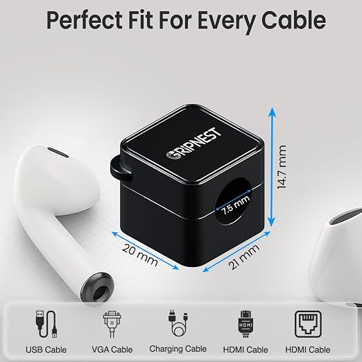 8 Pack Magnetic Cable Clips for Desk, Strong Adhesive Cord Organizer for Cable - Image 7