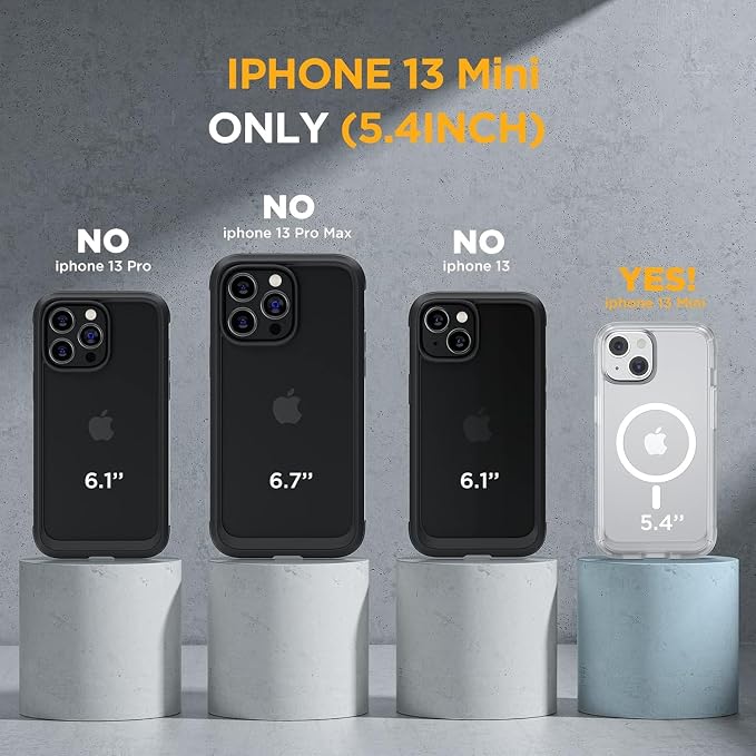 Miracase Magnetic Case for iPhone 13 Mini 5.4 Inch, - Image 2