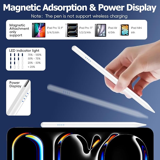 Stylus Pen for iPad Pencil 10th Generation, 20 Mins Fast Charge - Image 5
