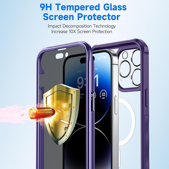 seacosmo for iPhone 14 Pro Case, Full Body Bumper - Image 7