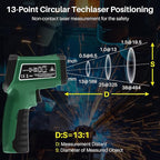 Infrared Thermometer for Cooking, Gedaye Surface Laser Temperature Gun - Image 5