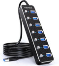 USB Hub, VKUSRA 7 Port USB Hub 3.0 by VKUSRA