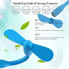 Mini USB Fan, Portable Pocket Fan USB-A Powered Little Cooler, Quiet Operation - Image 5