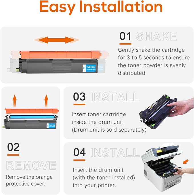 TN229XL TN229 Toner Cartridge High Yield Replacement - Image 7