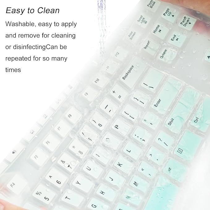 Keyboard Cover Silicone for Logitech K200 K260 K270, Keyboard Cover for - Image 8