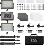 GVM 65W RGB Video Light with Softbox, 1300D LED Video Lighting Kit, - Image 7