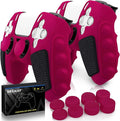 SIKEMAY Anti-Slip PS5 Controller Skin, Soft Thicken Non-Slip Studded Silicone by SIKEMAY