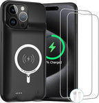 Battery Case for iPhone 15 Pro Max, 12000mAh Rechargeable Portable Charging Case by ZUEUS