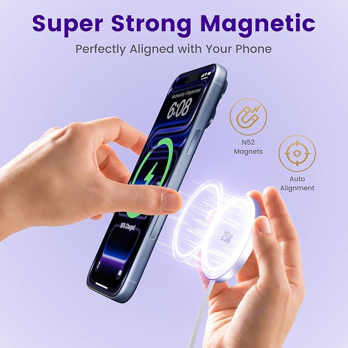 25W Magnetic Wireless Charger: Fast Charging Pad - Image 5