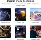 W IN-MIX Professional DJ Audio Mixer, 10 Channel - Image 8