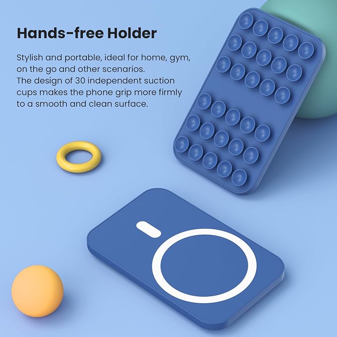 Patented Magnetic Sticky Phone Suction Grip Mount - Image 3
