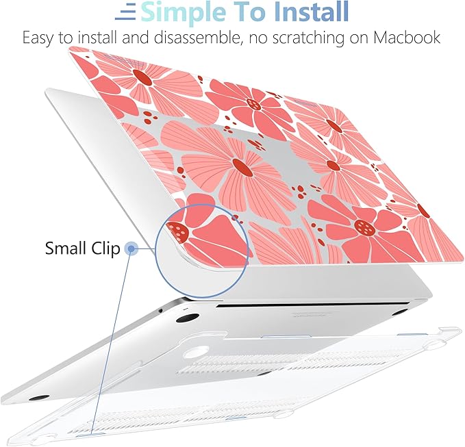 MEEgoodo Case for MacBook Pro 13 inch Case 2022 2021 2020 New A2338 M2/M1 A2251 - Image 4