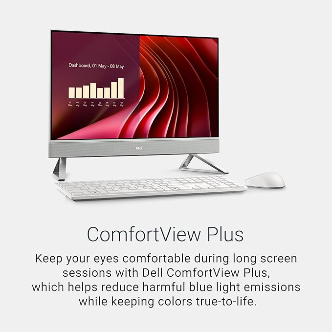 Dell 24 All-in-One Desktop ec24250-23.8-inch FHD Touch Display, Intel Core 5 - Image 3