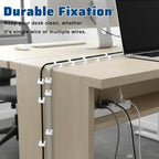 Ethernet Cable Clips Adhesive Cable Ties, Cord Management Staples - Image 5
