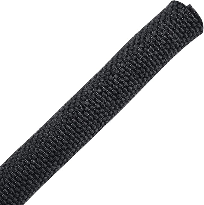 Cord-Protector Wire Loom Tubing Split Braided Sleeves Used to Wrap and Protect by Sunnarepoon
