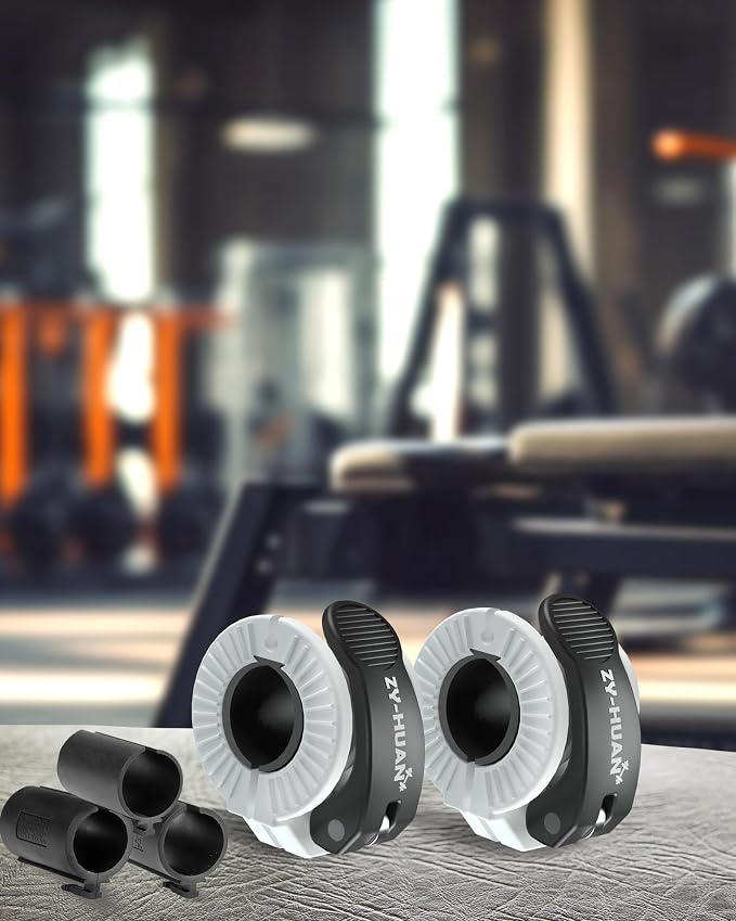 Pro Barbell Clips 1 inch Barbell Clamps 0.9-1.18inch Quick Release Weight Clips - Image 5
