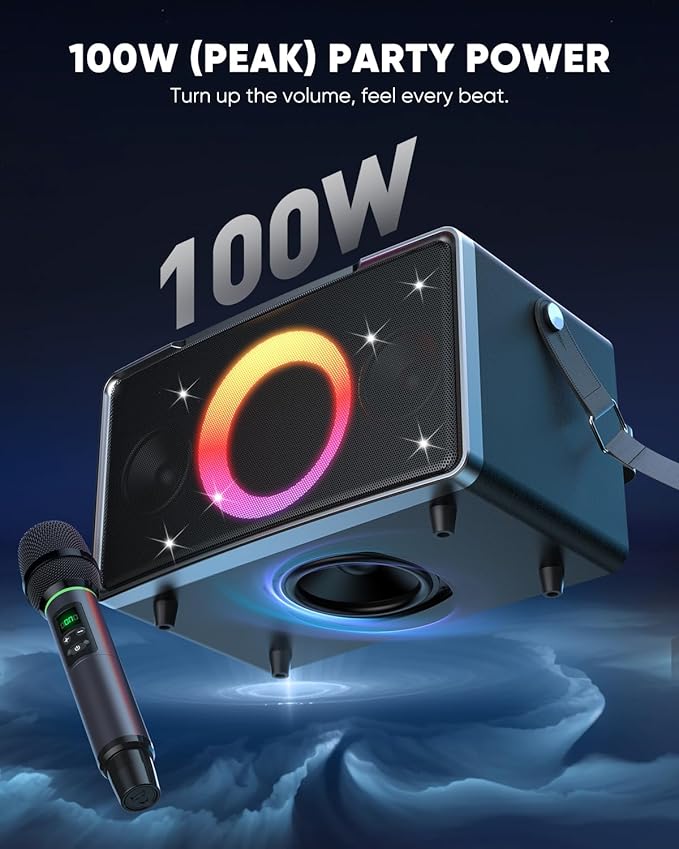 GFEEN Portable Bluetooth Speaker: 100W, 15H Playtime, Wireless Speakers - Image 2