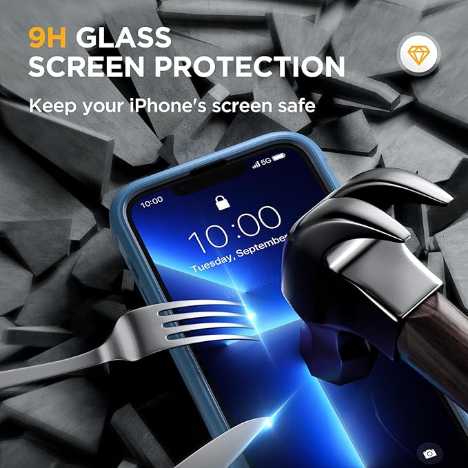 Miracase Magnetic Glass for iPhone 13 Pro Case, Compatible - Image 7