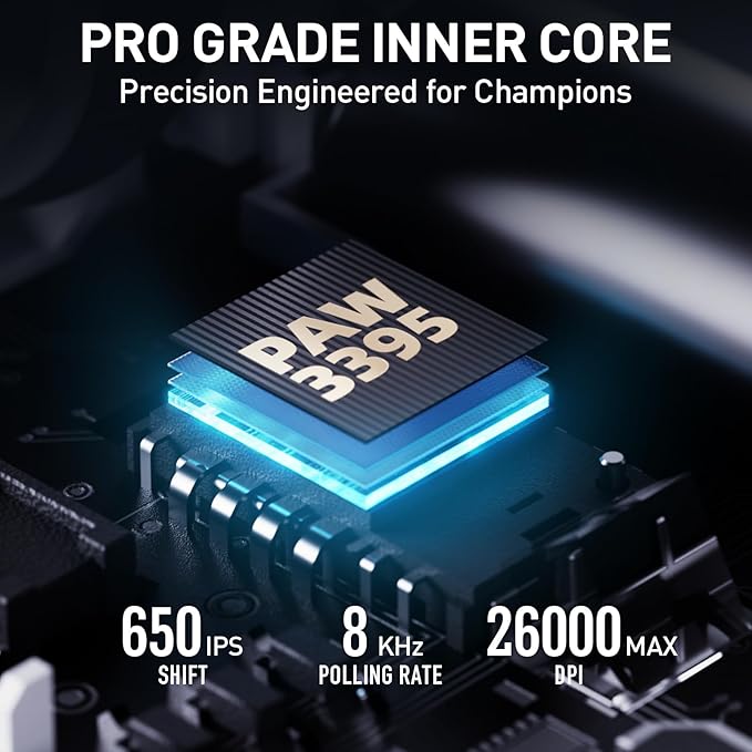 INPHIC IN10P Superlight Wireless Gaming Mouse, 8K Polling Rate, 000 DPI - Image 3