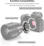 VILTROX E-Z Lens Adapter, E-Mount Lens to Z-Mount Camera Auto Focus Lens - Image 2